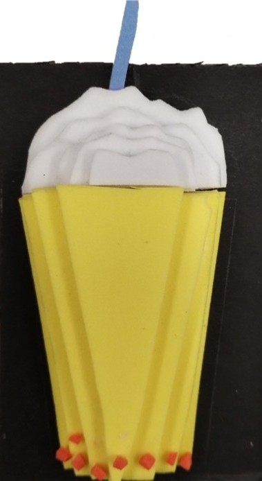 Boba drink made using EVA Foam